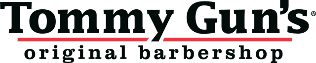 Tommy Gun's Barbershop logo