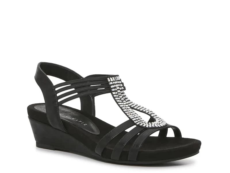 Valka Wide Width Wedge Sandal