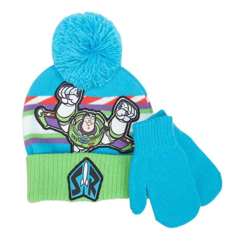Kids' Toy Story Buzz Lightyear Beanie and Mittens