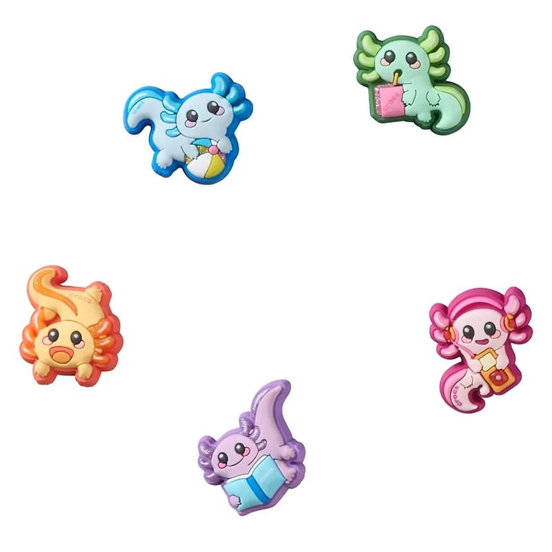 Tiny Axolotl Jibbitz - 5 Pack