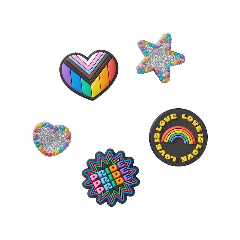 Pride Jibbitz Charms - 5 Pack