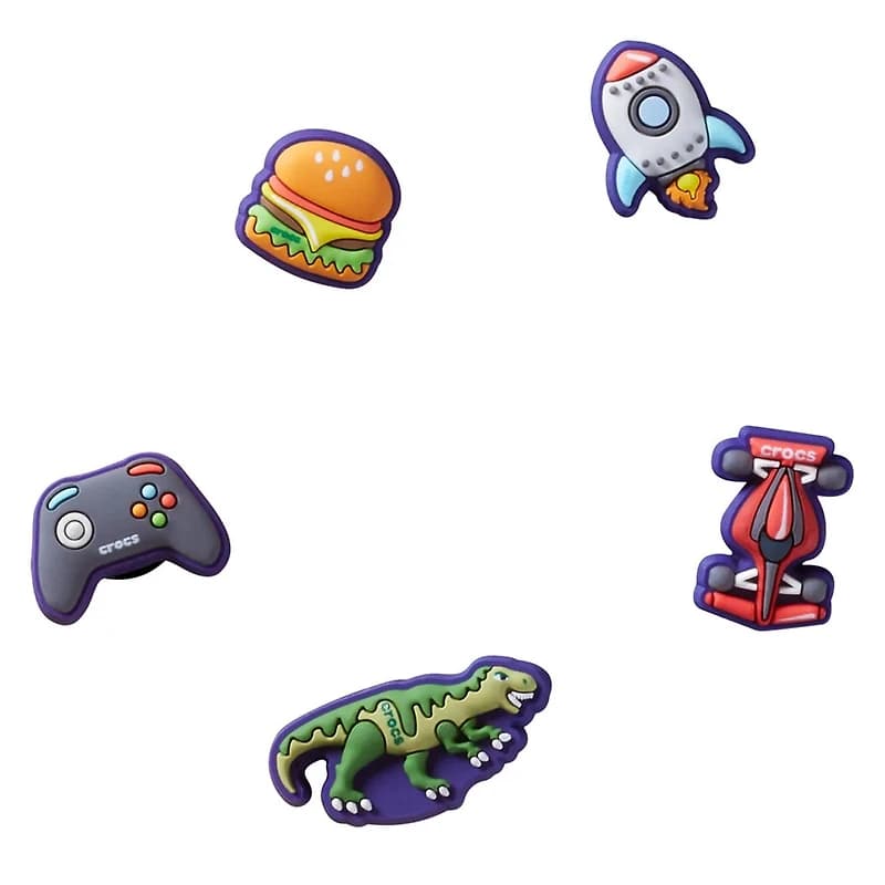 Tiny Boy Favourites Jibbitz Charms - 5 Pack