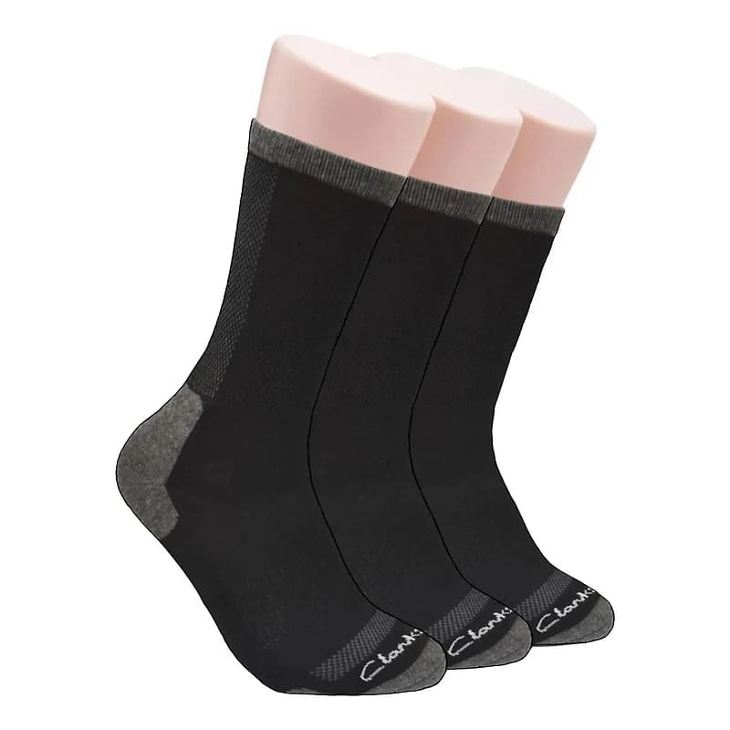 Men's 3-Pack half Cushion Sport Crew Socks