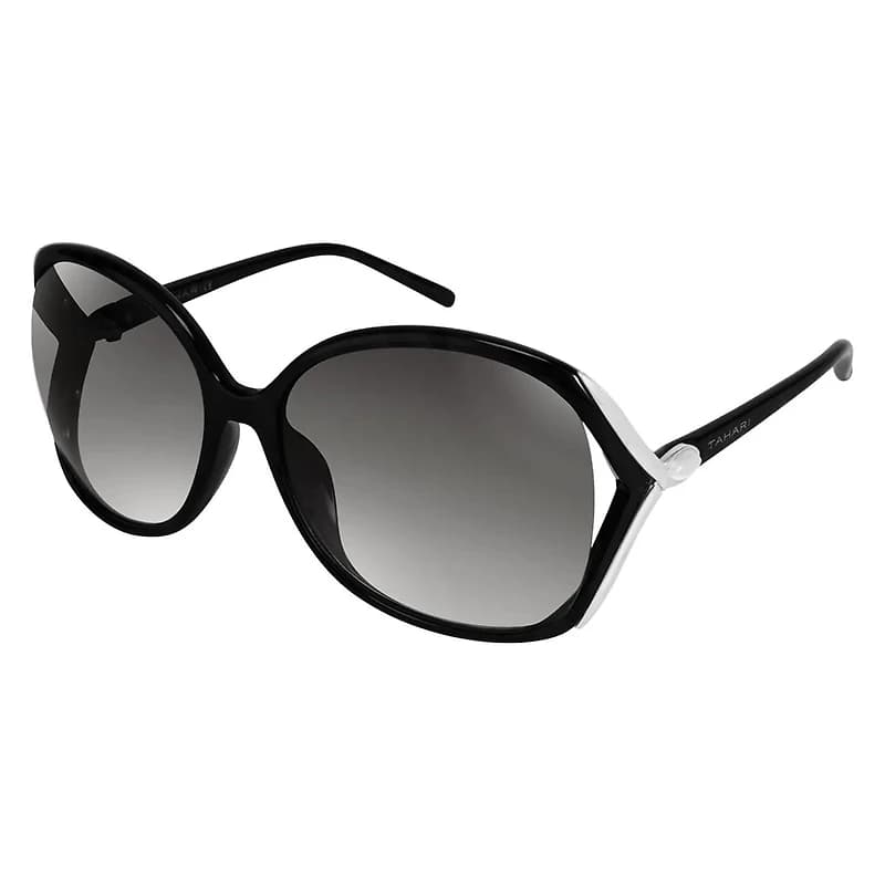 Glamour Vented Stone Round Sunglasses